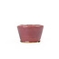 Vaso bonsai rosso rotondo - 85 x 85 x 55 mm