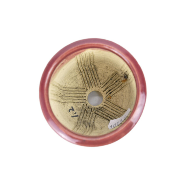 Ronde rode bonsaipot - 85 x 85 x 55 mm