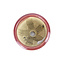 Pot à bonsaï rond rouge - 85 x 85 x 55 mm