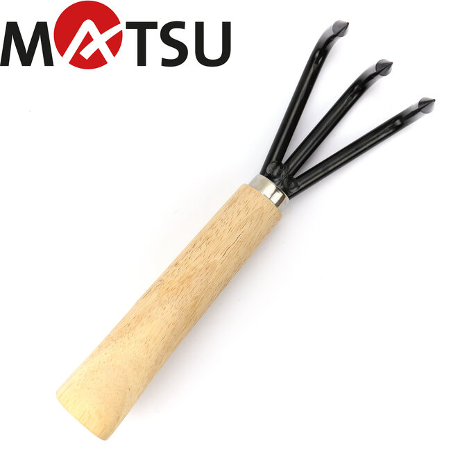 Root hook triple 215mm | bonsai tool | repotting tool | Matsu Bonsai Tools