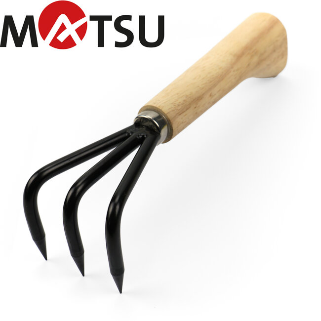 Root hook triple 215mm | bonsai tool | repotting tool | Matsu Bonsai Tools