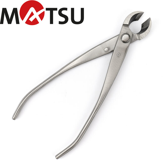 Stainless steel concave pliers 'spherical' 180 mm | Matsu Bonsai Tools