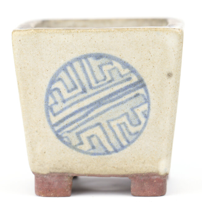 Vaso bonsai quadrato multicolore - 52 x 54 x 50 mm