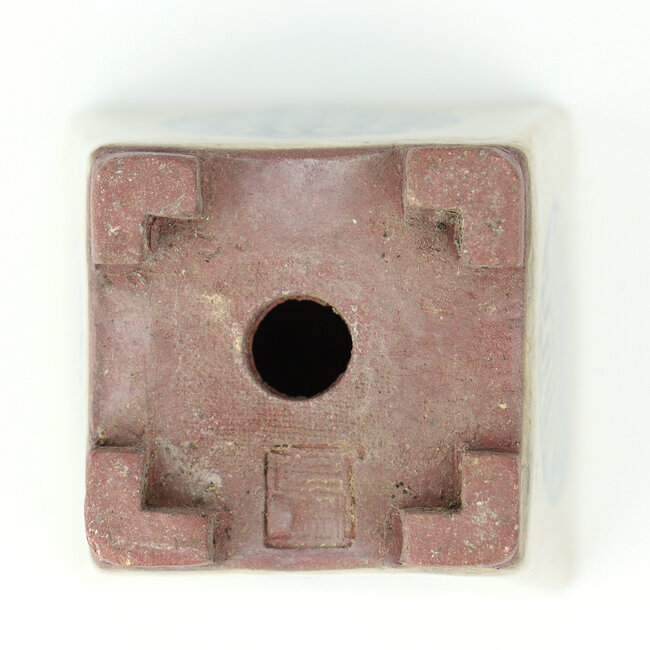 Maceta de bonsai cuadrada multicolor - 52 x 54 x 50 mm