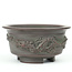 Round unglazed Bigei bonsai pot - 83 x 83 x 41 mm