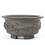 Round unglazed Bigei bonsai pot - 83 x 83 x 41 mm