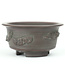 Round unglazed Bigei bonsai pot - 83 x 83 x 41 mm