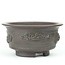 Round unglazed Bigei bonsai pot - 83 x 83 x 41 mm