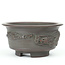 Round unglazed Bigei bonsai pot - 83 x 83 x 41 mm