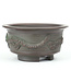 Round unglazed Bigei bonsai pot - 83 x 83 x 41 mm