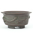 Round unglazed Bigei bonsai pot - 83 x 83 x 41 mm