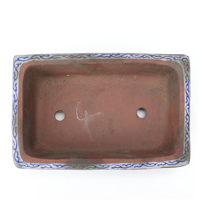 Vaso bonsai rettangolare non smaltato - 100 x 155 x 36 mm