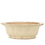 Round beige Reiho, second generation bonsai pot - 285 x 285 x 95 mm