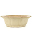 Round beige Reiho, second generation bonsai pot - 285 x 285 x 95 mm