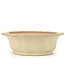 Round beige Reiho, second generation bonsai pot - 285 x 285 x 95 mm