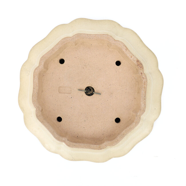 Ronde beige Reiho, tweede generatie bonsaipot - 285 x 285 x 95 mm