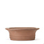 Oval unglazed Sheibon bonsai pot - 285 x 235 x 80 mm