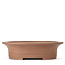 Oval unglazed Sheibon bonsai pot - 285 x 235 x 80 mm