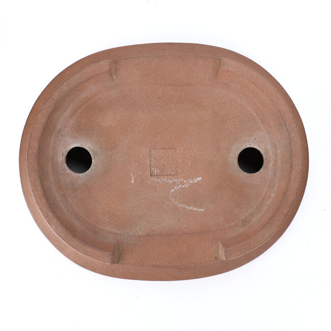 Vaso bonsai Sheibon ovale non smaltato - 285 x 235 x 80 mm