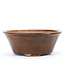 Round brown Bonsai bonsai pot - 115 x 115 x 50 mm