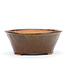 Round brown Bonsai bonsai pot - 115 x 115 x 50 mm