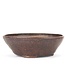 Round brown Bonsai bonsai pot - 110 x 110 x 40 mm