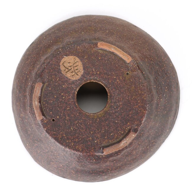 Pot à bonsaï rond brun Bonsaï - 110 x 110 x 40 mm