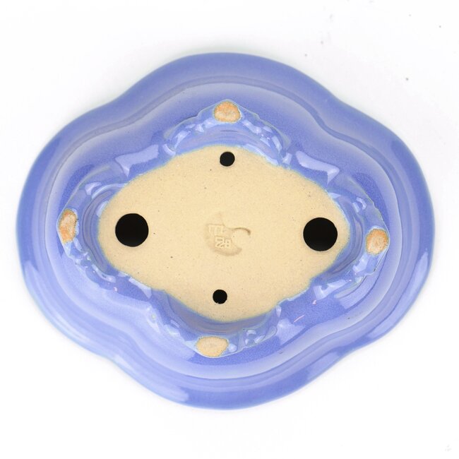 Maceta de bonsái Shouzan azul Mokko - 130 x 115 x 50 mm