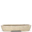 Maceta de bonsai rectangular beige de Shuhou - 350 x 265 x 63 mm