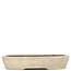 Rectangular beige bonsai pot by Shuhou - 350 x 265 x 63 mm