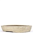 Rectangular beige bonsai pot by Shuhou - 350 x 265 x 63 mm