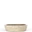 Pot à bonsaï rectangulaire beige par Shuhou - 350 x 265 x 63 mm