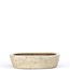 Rectangular beige bonsai pot by Shuhou - 350 x 265 x 63 mm