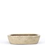 Rectangular beige bonsai pot by Shuhou - 350 x 265 x 63 mm
