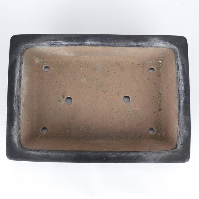 Rechthoekige blauwe bonsaipot van Reiho - 345 x 245 x 83 mm