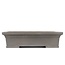 Rectangular unglazed bonsai pot by Yamaaki - 425 x 315 x 115 mm