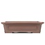 Maceta de bonsai rectangular sin esmaltar de Yamaaki - 360 x 285 x 100 mm
