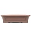 Rectangular unglazed bonsai pot by Yamaaki - 360 x 285 x 100 mm