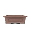 Rectangular unglazed bonsai pot by Yamaaki - 360 x 285 x 100 mm