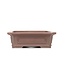 Rectangular unglazed bonsai pot by Yamaaki - 360 x 285 x 100 mm