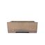 Maceta de bonsai rectangular sin esmaltar de Kataoka - 375 x 290 x 95 mm