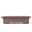 Rectangular unglazed bonsai pot by Yamaaki - 355 x 265 x 90 mm