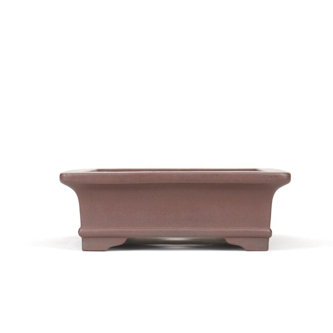 Vaso bonsai rettangolare non smaltato di Yamaaki - 355 x 265 x 90 mm