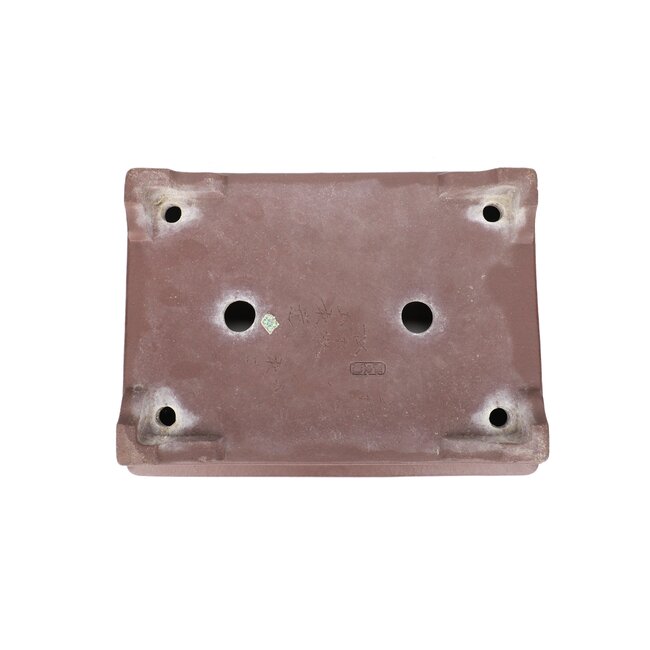 Pot à bonsaï rectangulaire non émaillé Yamaaki - 355 x 265 x 90 mm