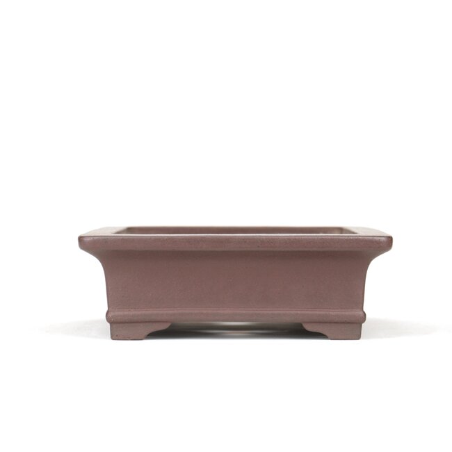 Vaso bonsai rettangolare non smaltato di Yamaaki - 355 x 265 x 90 mm