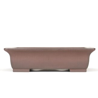 Yamaaki 375 mm rectangular unglazed bonsai pot by Yamaaki, Tokoname, Japan