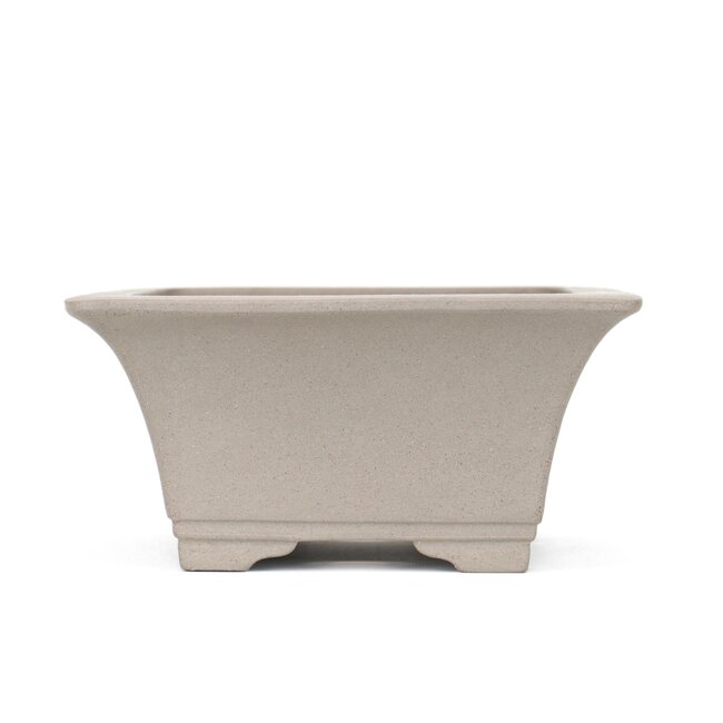 Vaso bonsai rettangolare non smaltato di Seibun - 255 x 212 x 100 mm