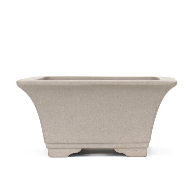 Vaso bonsai rettangolare non smaltato di Seibun - 255 x 212 x 100 mm