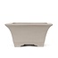 Maceta de bonsai rectangular sin esmaltar de Seibun - 255 x 212 x 100 mm