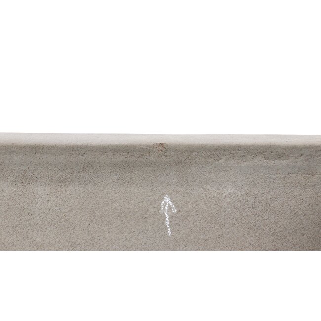 Maceta de bonsai rectangular sin esmaltar de Kisen - 390 x 310 x 105 mm